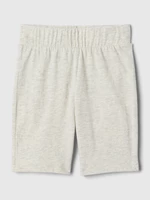 Light grey girls' elastic shorts GAP