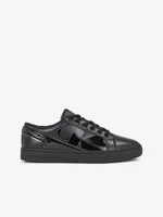 Čierne pánske kožené tenisky Calvin Klein Classic Cupsole Low Mix