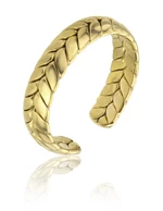 Marc Malone Otvorený pozlátený prsteň Oaklynn Gold Ring MCJ.R1024