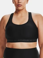 Černá dámská sportovní podprsenka Under Armour UA Crossback Mid Bra