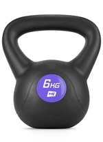 Vinylová činka Kettlebell 6kg Černá