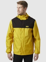 Black-yellow men's sports jacket HELLY HANSEN Vancouver Rain Jacket