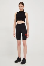 Tréninkové šortky Puma X Vogue dámské, černá barva, s potiskem, high waist, 535080-01