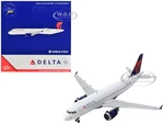 Airbus A320 Commercial Aircraft "Delta Air Lines" White with Red and Blue Tail 1/400 Diecast Model Airplane by GeminiJets