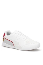 DARK SEER Men's White Red Sneakers