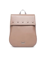 Beige women's leather backpack VUCH Melvin