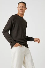 Koton Men's Brown Sweater