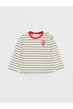 LC Waikiki Crew Neck Long Sleeve Striped Baby Girl T-Shirt