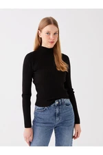 LC Waikiki Half Turtleneck Long Sleeve Women's Knitwear Sweater