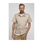 Beige American Short Sleeve Shirt