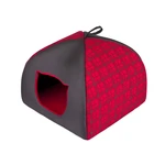 Katzen-Iglu Reedog Red Strips - S