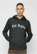 Los Angeles Text Hoody Charcoal