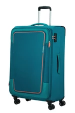 American Tourister Látkový cestovní kufr Pulsonic EXP XL 113/122 l - zelená
