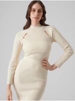 Women's cream sweater VERO MODA Karis