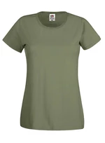 Olive Women's T-shirt Lady fit Original Fruit of the Loom