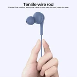 Wired Headphones Earphone In Ear 3.5mm With Mic Bass Stereo Earbuds Sports In-line Control For Samsung IPhone Accessories