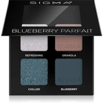 Sigma Beauty Quad paletka očních stínů odstín Blueberry Parfait 4 g