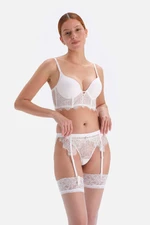 Dagi White Lace Detailed Garter