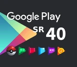 Google Play SAR 40 SA Gift Card