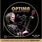 Optima 2028-BM 24K Gold Electrics Brian May Signature Struny pro elektrickou kytaru