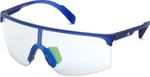 Adidas SP0005 91X Transparent Frosted Eletric Blue/Grey Mirror Blue Gafas deportivas