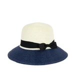 Art Of Polo Woman's Hat cz23108-3 White/Navy Blue