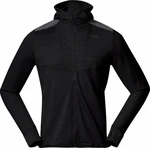 Bergans Rabot Active Mid Hood Jacket Men Black L Felpa outdoor