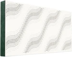 Mega Acoustic FiberPRO120 SineWave White/Green Chłonny panel z drewna