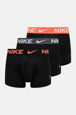 Boxerky Nike 3-pack pánské, černá barva, 0000KE1156