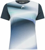 Head Performance T-Shirt Women Navy/Print Perf S Camiseta tenis