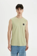 DEFACTO Regular Fit Printed Crew Neck Undershirt