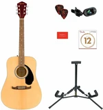 Fender FA-125 Dreadnought Acoustic Pack WN Natural Guitare acoustique