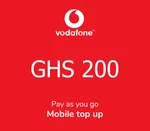 Vodafone 200 GHS Mobile Top-up GH