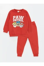 LC Waikiki Crew Neck Paw Patrol Printed Baby Boy Sweatshirt and Tracksuit Bottom 2-Pack