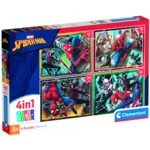 Clementoni - Puzzle 4v1 Marvel Spider-Man (12+16+20+24 dílků)