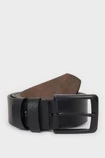 DEFACTO Men's Faux Leather Jean Belt