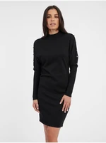 Orsay Black Ladies Knitted Dress - Women