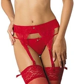 Gorteks Scarlet lace garter belt re