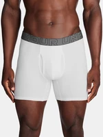 Set of three men's boxer shorts in white Under Armour UA Performance Cotton 6in