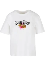 Women's T-shirt Sassy Meal white