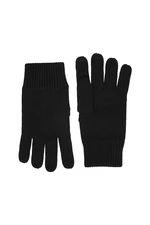 Tommy Hilfiger Gloves - ESSENTIAL FLAG KNITTED GLOVES black