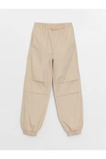 LC Waikiki Basic Girl's Trousers with Elastic Waist