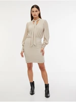 Beige women's dress VERO MODA Aurora - Women