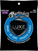 Martin Luxe Kovar Acoustic Strings 11 Saiten für Akustikgitarre