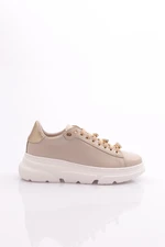 DGN Es864 Women's Thick Crystal Stone Sneakers