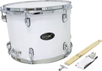 Basix Marching Tenor Drum Tambour de marche 14" White