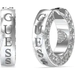 Guess Módní ocelové kruhy s krystaly Circle Lights JUBE03160JWRHT/U