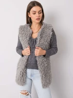 Női mellény Fashionhunters Faux