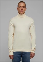 Knitted turtleneck whitesand