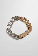 Two-tone bracelet - gold and silver colors